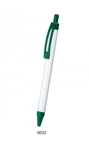 sp plastic pen colour with green and white 